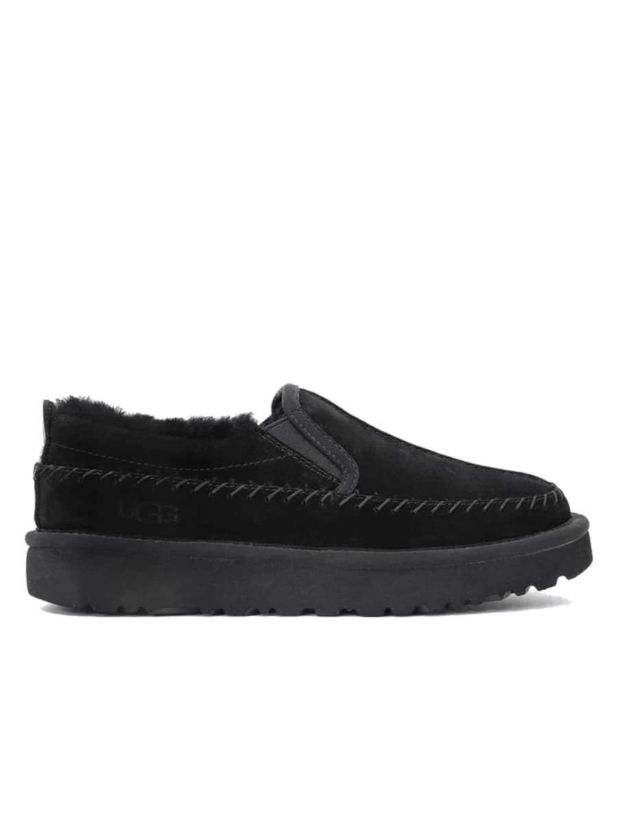 UGG Mens Stitch Slip On Black