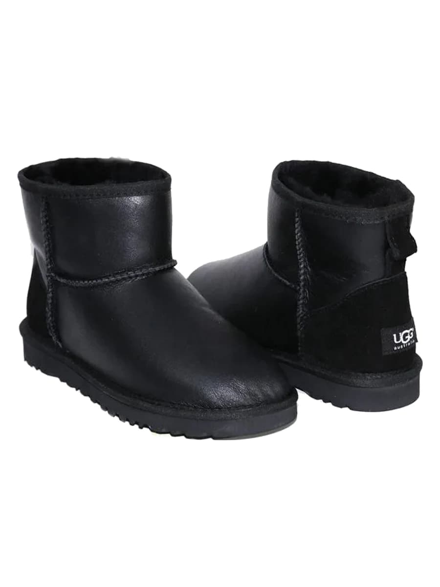 UGG Mens Classic Mini Metallic Black