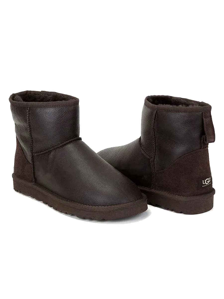 UGG Mens Classic Mini Metallic Chocolate