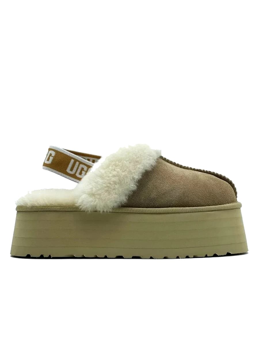UGG Funkette Suede Platform Sand